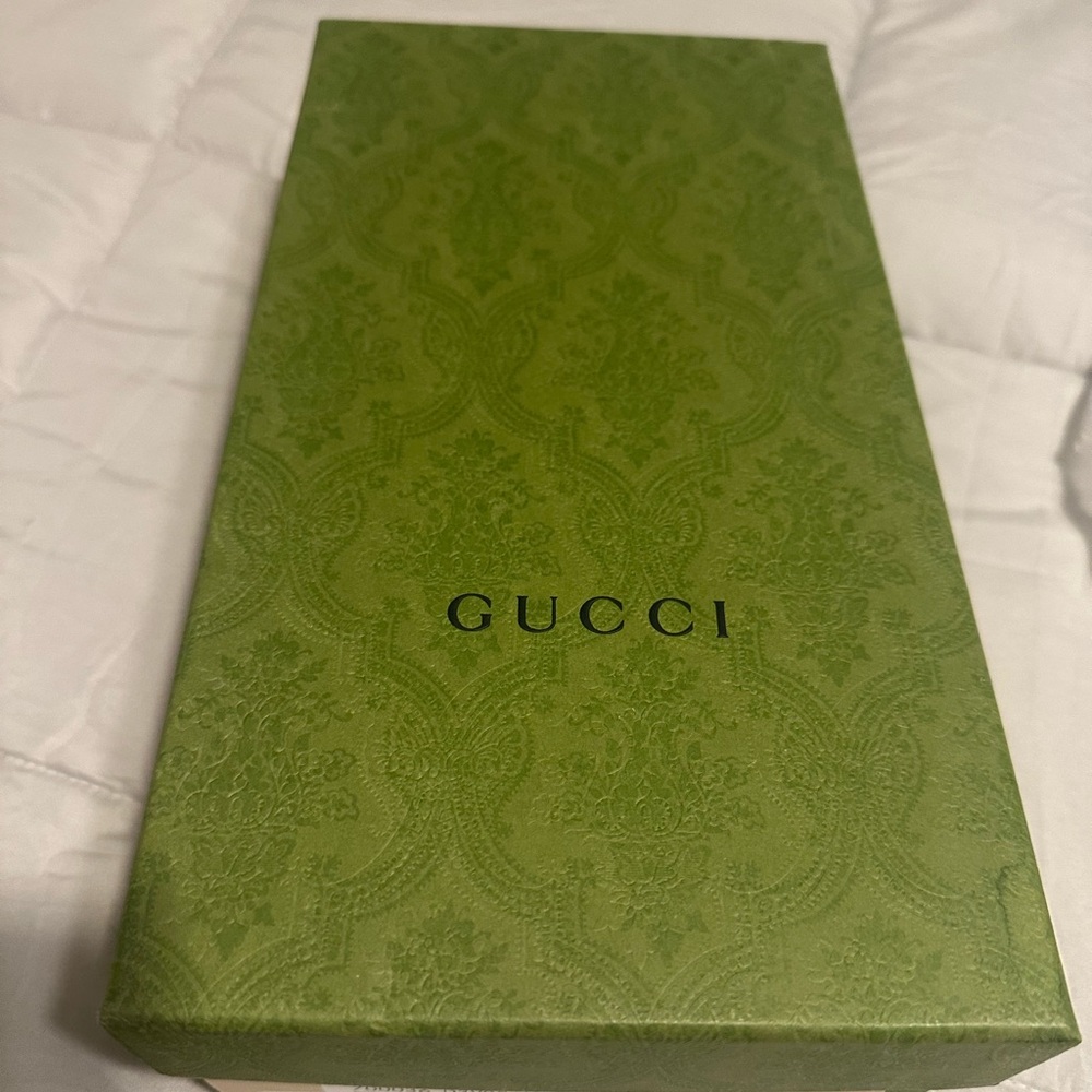 Gucci box with all the papers inside